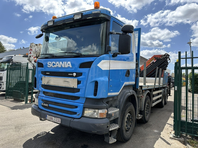 Scania G440 8x4 PRITSCHE + (25m!) KRAN PALFINGER PK78002 SH G 8x + WINCH - PLATFORM 6m25 - SCHALT - AP ACHSEN - BLATT - EURO 5 - BELGISCHE - Xe tải thùng lửng/ Phẳng, Xe cẩu tự hành: hình 4 Scania G440 8x4 PRITSCHE + (25m!) KRAN PALFINGER PK78002 SH G 8x + WINCH - PLATFORM 6m25 - SCHALT - AP ACHSEN - BLATT - EURO 5 - BELGISCHE - Xe tải thùng lửng/ Phẳng, Xe cẩu tự hành: hình 4