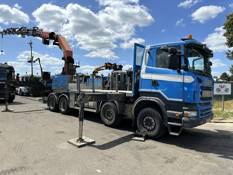 Scania G440 8x4 PRITSCHE + (25m!) KRAN PALFINGER PK78002 SH G 8x + WINCH - PLATFORM 6m25 - SCHALT - AP ACHSEN - BLATT - EURO 5 - BELGISCHE - Xe tải thùng lửng/ Phẳng, Xe cẩu tự hành: hình 2 Scania G440 8x4 PRITSCHE + (25m!) KRAN PALFINGER PK78002 SH G 8x + WINCH - PLATFORM 6m25 - SCHALT - AP ACHSEN - BLATT - EURO 5 - BELGISCHE - Xe tải thùng lửng/ Phẳng, Xe cẩu tự hành: hình 2