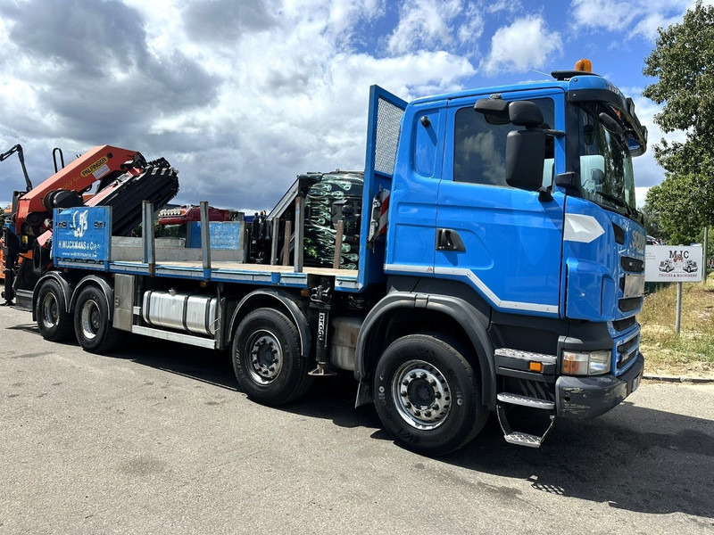 Scania G440 8x4 PRITSCHE + KRAN (26.5m!) PALFINGER PK78002 SH G 8x + 1 + WINCH - PLATFORM 6m25 - MANUAL - HUB REDUCTION - STEEL SPRING - EURO 5 - BE TRUCK - Xe tải thùng lửng/ Phẳng, Xe cẩu tự hành: hình 1 Scania G440 8x4 PRITSCHE + KRAN (26.5m!) PALFINGER PK78002 SH G 8x + 1 + WINCH - PLATFORM 6m25 - MANUAL - HUB REDUCTION - STEEL SPRING - EURO 5 - BE TRUCK - Xe tải thùng lửng/ Phẳng, Xe cẩu tự hành: hình 1
