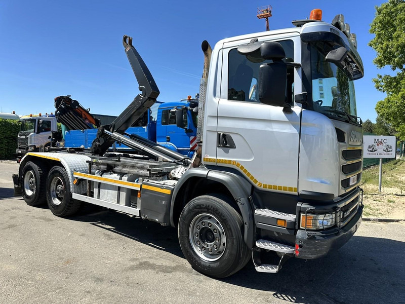 Scania G450 6x4 HOOKLIFT AJK 20T - 5760mm - 3m90 WB - HUB REDUCTION / STEEL SUSP. - EURO 6 - BE TRUCK - Xe tải nâng móc: hình 1 Scania G450 6x4 HOOKLIFT AJK 20T - 5760mm - 3m90 WB - HUB REDUCTION / STEEL SUSP. - EURO 6 - BE TRUCK - Xe tải nâng móc: hình 1
