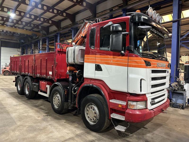 Scania G480 8x4 TIPPER + CRANE ATLAS 240.E4 + RADIO - STEEL SPRING / BIG AXLES - Xe ben, Xe cẩu tự hành: hình 1 Scania G480 8x4 TIPPER + CRANE ATLAS 240.E4 + RADIO - STEEL SPRING / BIG AXLES - Xe ben, Xe cẩu tự hành: hình 1