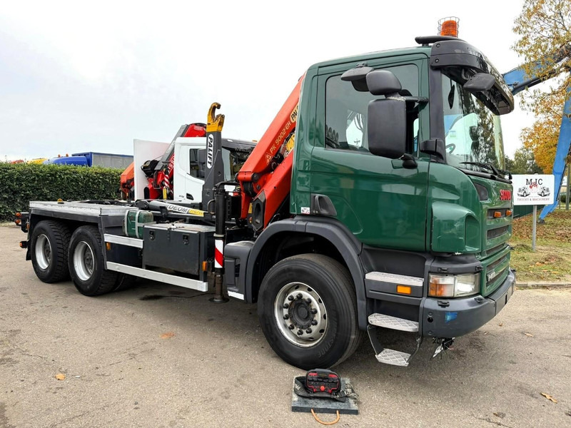 Scania P400 6x4 HOOKLIFT + CRANE PALFINGER PK9001 EH - RETARDER - 5/6F + ROTATOR + RADIO - WB 3m90 - EURO 5 - HUB REDUCTION / SPRING - BE TRUCK - Xe tải nâng móc, Xe cẩu tự hành: hình 2 Scania P400 6x4 HOOKLIFT + CRANE PALFINGER PK9001 EH - RETARDER - 5/6F + ROTATOR + RADIO - WB 3m90 - EURO 5 - HUB REDUCTION / SPRING - BE TRUCK - Xe tải nâng móc, Xe cẩu tự hành: hình 2