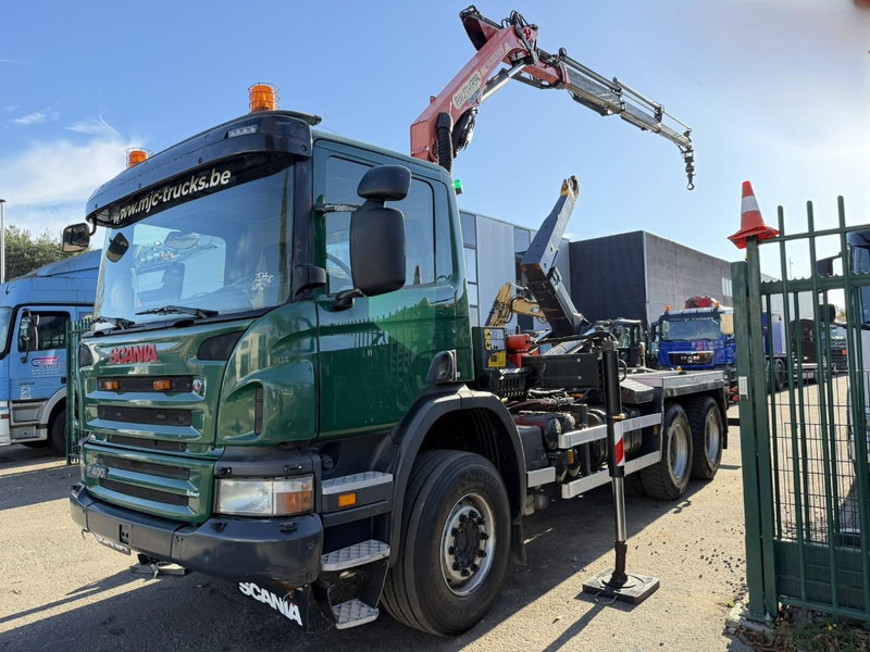 Scania P400 6x4 HOOKLIFT + CRANE PALFINGER PK9001 EH - RETARDER - 5/6F + ROTATOR + RADIO - WB 3m90 - EURO 5 - HUB REDUCTION / SPRING - BE TRUCK - Xe tải nâng móc, Xe cẩu tự hành: hình 4 Scania P400 6x4 HOOKLIFT + CRANE PALFINGER PK9001 EH - RETARDER - 5/6F + ROTATOR + RADIO - WB 3m90 - EURO 5 - HUB REDUCTION / SPRING - BE TRUCK - Xe tải nâng móc, Xe cẩu tự hành: hình 4