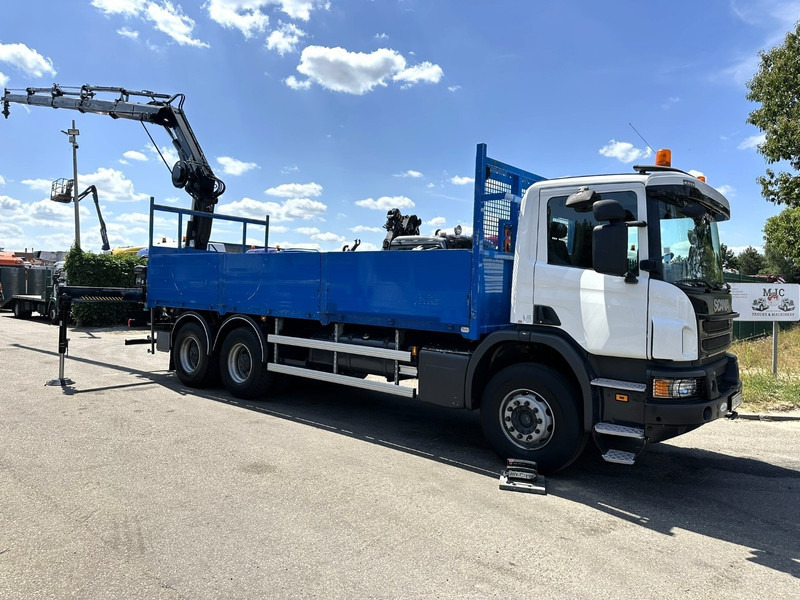 Scania P410 6x4 PRITSCHE + KRAN HIAB 166 ES-4 - RETARDER - ROTATOR - PLATFORM 6m80 - BIG AXLES HUB REDUCTION - STEEL SPRING - Xe tải thùng lửng/ Phẳng, Xe cẩu tự hành: hình 3 Scania P410 6x4 PRITSCHE + KRAN HIAB 166 ES-4 - RETARDER - ROTATOR - PLATFORM 6m80 - BIG AXLES HUB REDUCTION - STEEL SPRING - Xe tải thùng lửng/ Phẳng, Xe cẩu tự hành: hình 3