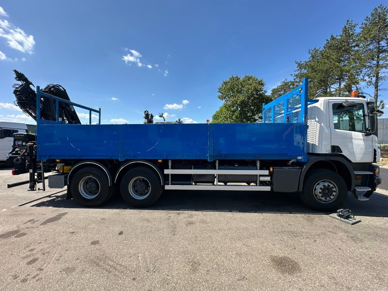 Scania P410 6x4 PRITSCHE + KRAN HIAB 166 ES-4 - RETARDER - ROTATOR - PLATFORM 6m80 - BIG AXLES HUB REDUCTION - STEEL SPRING - Xe tải thùng lửng/ Phẳng, Xe cẩu tự hành: hình 5 Scania P410 6x4 PRITSCHE + KRAN HIAB 166 ES-4 - RETARDER - ROTATOR - PLATFORM 6m80 - BIG AXLES HUB REDUCTION - STEEL SPRING - Xe tải thùng lửng/ Phẳng, Xe cẩu tự hành: hình 5