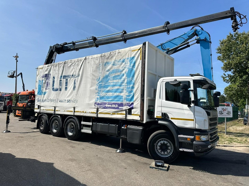 Scania P410 8x4 TRIDEM PRITSCHE PLANE + KRAN HIAB 244 EP-4 HIDUO - RETARDER - LIFT + STEERING AXLE - *327.000km* - RADIO - Xe tải thùng mui bạt, Xe cẩu tự hành: hình 2 Scania P410 8x4 TRIDEM PRITSCHE PLANE + KRAN HIAB 244 EP-4 HIDUO - RETARDER - LIFT + STEERING AXLE - *327.000km* - RADIO - Xe tải thùng mui bạt, Xe cẩu tự hành: hình 2
