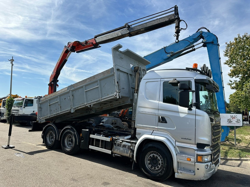 Scania R520 6x4 PRITSCHE + KRAN PALFINGER PK 15002 A - *ZSM + KIPPER* - RETARDER - *FULL AIR* - EUR 6 - BE TRUCK - Xe tải thùng lửng/ Phẳng, Xe cẩu tự hành: hình 3 Scania R520 6x4 PRITSCHE + KRAN PALFINGER PK 15002 A - *ZSM + KIPPER* - RETARDER - *FULL AIR* - EUR 6 - BE TRUCK - Xe tải thùng lửng/ Phẳng, Xe cẩu tự hành: hình 3