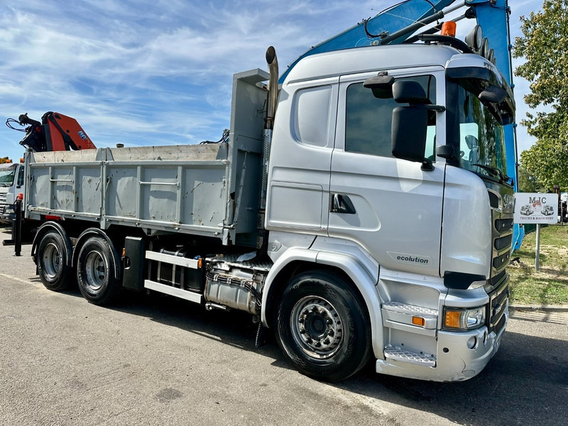 Scania R520 6x4 PRITSCHE + KRAN PALFINGER PK 15002 A - *ZSM + KIPPER* - RETARDER - *FULL AIR* - EUR 6 - BE TRUCK - Xe tải thùng lửng/ Phẳng, Xe cẩu tự hành: hình 4 Scania R520 6x4 PRITSCHE + KRAN PALFINGER PK 15002 A - *ZSM + KIPPER* - RETARDER - *FULL AIR* - EUR 6 - BE TRUCK - Xe tải thùng lửng/ Phẳng, Xe cẩu tự hành: hình 4