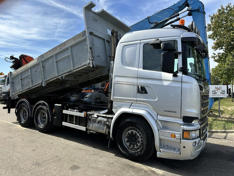 Scania R520 6x4 TIPPER + CRANE PALFINGER PK 15002 A - TRACTOR UNIT - RETARDER - *FULL AIR* - EUR 6 - BE TRUCK - Xe ben, Xe cẩu tự hành: hình 3 Scania R520 6x4 TIPPER + CRANE PALFINGER PK 15002 A - TRACTOR UNIT - RETARDER - *FULL AIR* - EUR 6 - BE TRUCK - Xe ben, Xe cẩu tự hành: hình 3