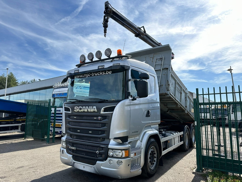 Scania R520 6x4 TIPPER + CRANE PALFINGER PK 15002 A - TRACTOR UNIT - RETARDER - *FULL AIR* - EUR 6 - BE TRUCK - Xe ben, Xe cẩu tự hành: hình 5 Scania R520 6x4 TIPPER + CRANE PALFINGER PK 15002 A - TRACTOR UNIT - RETARDER - *FULL AIR* - EUR 6 - BE TRUCK - Xe ben, Xe cẩu tự hành: hình 5