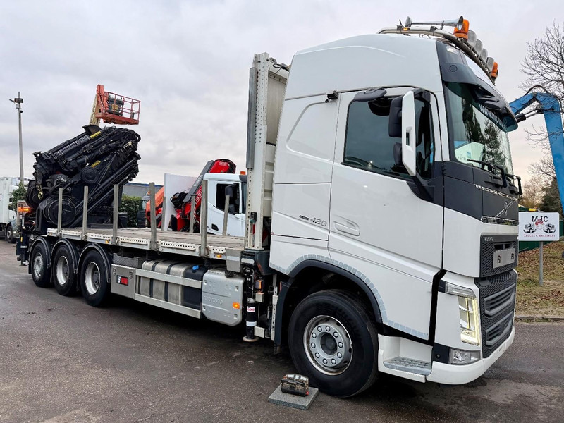 Volvo FH 420 8x4 TRIDEM + (31m!) CRANE HIAB 858 E-7 + JIB X-5 + WINCH - 114.000km - BE TRUCK - Xe cẩu tự hành: hình 4 Volvo FH 420 8x4 TRIDEM + (31m!) CRANE HIAB 858 E-7 + JIB X-5 + WINCH - 114.000km - BE TRUCK - Xe cẩu tự hành: hình 4