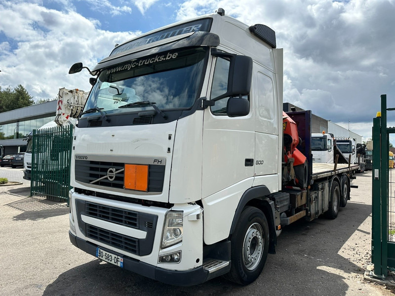 Volvo FH 500 6X2 + CRANE PALFINGER PK50002 E 6x - RETARDER - PLATFORM 6m20 - TWISTLOCKS 20' - 561.000km - EURO 5 - Xe cẩu tự hành: hình 4 Volvo FH 500 6X2 + CRANE PALFINGER PK50002 E 6x - RETARDER - PLATFORM 6m20 - TWISTLOCKS 20' - 561.000km - EURO 5 - Xe cẩu tự hành: hình 4
