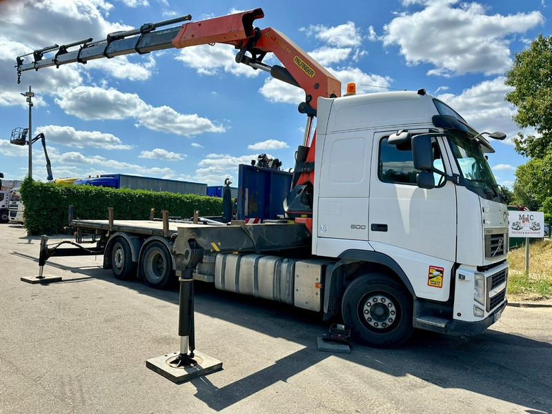 Volvo FH 500 6X2 PRITSCHE + KRAN PALFINGER PK50002 E 5x - RETARDER - PLATFORM 6m20 - TWISTLOCKS 20' - 561.000km - EURO 5 - Xe tải thùng lửng/ Phẳng, Xe cẩu tự hành: hình 2 Volvo FH 500 6X2 PRITSCHE + KRAN PALFINGER PK50002 E 5x - RETARDER - PLATFORM 6m20 - TWISTLOCKS 20' - 561.000km - EURO 5 - Xe tải thùng lửng/ Phẳng, Xe cẩu tự hành: hình 2