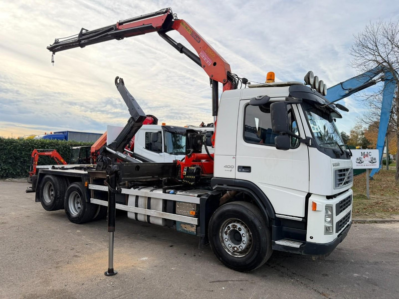 Volvo FM 400 6x2 HOOKLIFT + CRANE PALFINGER PK 15500 B (2x) - 5/6 F - MANUAL - EURO 4 - BE TRUCK - Xe tải nâng móc, Xe cẩu tự hành: hình 1 Volvo FM 400 6x2 HOOKLIFT + CRANE PALFINGER PK 15500 B (2x) - 5/6 F - MANUAL - EURO 4 - BE TRUCK - Xe tải nâng móc, Xe cẩu tự hành: hình 1