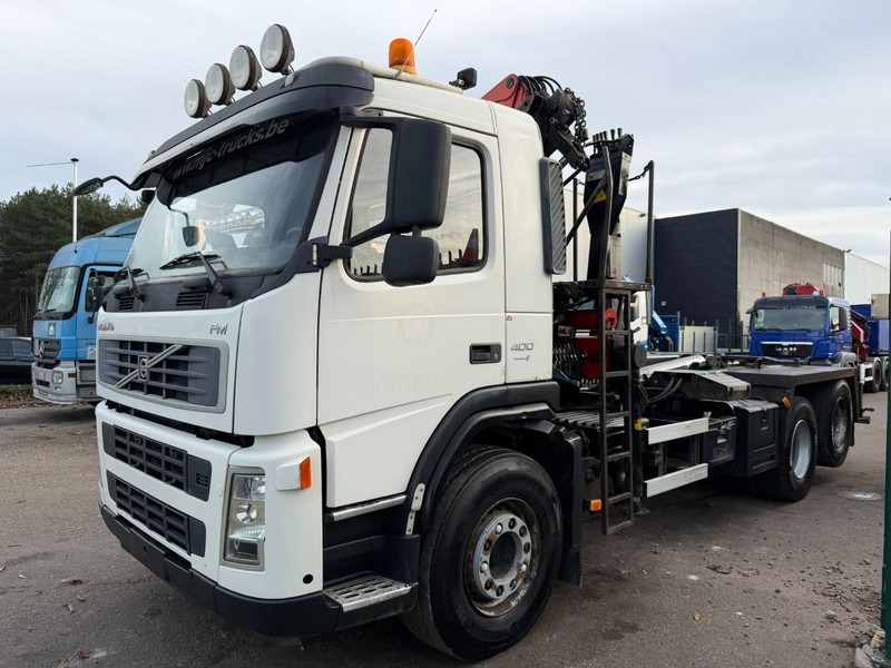 Volvo FM 400 6x2 HOOKLIFT + CRANE PALFINGER PK 15500 B (2x) - 5/6 F - MANUAL - EURO 4 - BE TRUCK - Xe tải nâng móc, Xe cẩu tự hành: hình 4 Volvo FM 400 6x2 HOOKLIFT + CRANE PALFINGER PK 15500 B (2x) - 5/6 F - MANUAL - EURO 4 - BE TRUCK - Xe tải nâng móc, Xe cẩu tự hành: hình 4