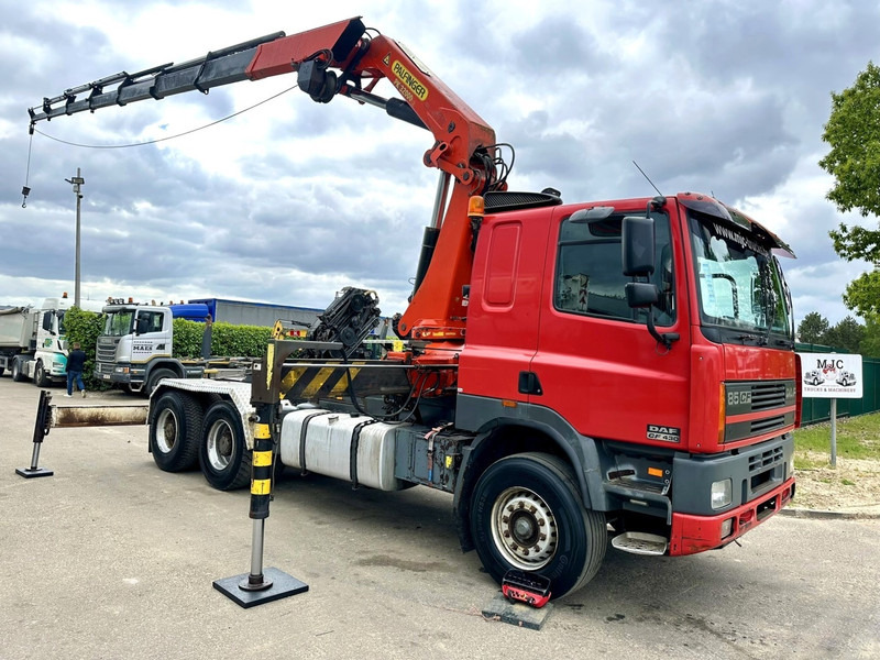 DAF 85 CF 430 6x4 TRACTOR + CRANE PK 32.000 F (7x) + WINCH - EURO 2 - MANUAL ZF - HUB REDUCTION / STEEL SPRING - BE TRUCK - Xe đầu kéo: hình 2 DAF 85 CF 430 6x4 TRACTOR + CRANE PK 32.000 F (7x) + WINCH - EURO 2 - MANUAL ZF - HUB REDUCTION / STEEL SPRING - BE TRUCK - Xe đầu kéo: hình 2