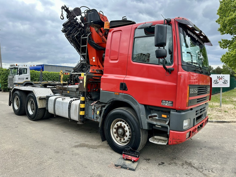 DAF 85 CF 430 6x4 TRACTOR + CRANE PK 32.000 F (7x) + WINCH - EURO 2 - MANUAL ZF - HUB REDUCTION / STEEL SPRING - BE TRUCK - Xe đầu kéo: hình 1 DAF 85 CF 430 6x4 TRACTOR + CRANE PK 32.000 F (7x) + WINCH - EURO 2 - MANUAL ZF - HUB REDUCTION / STEEL SPRING - BE TRUCK - Xe đầu kéo: hình 1