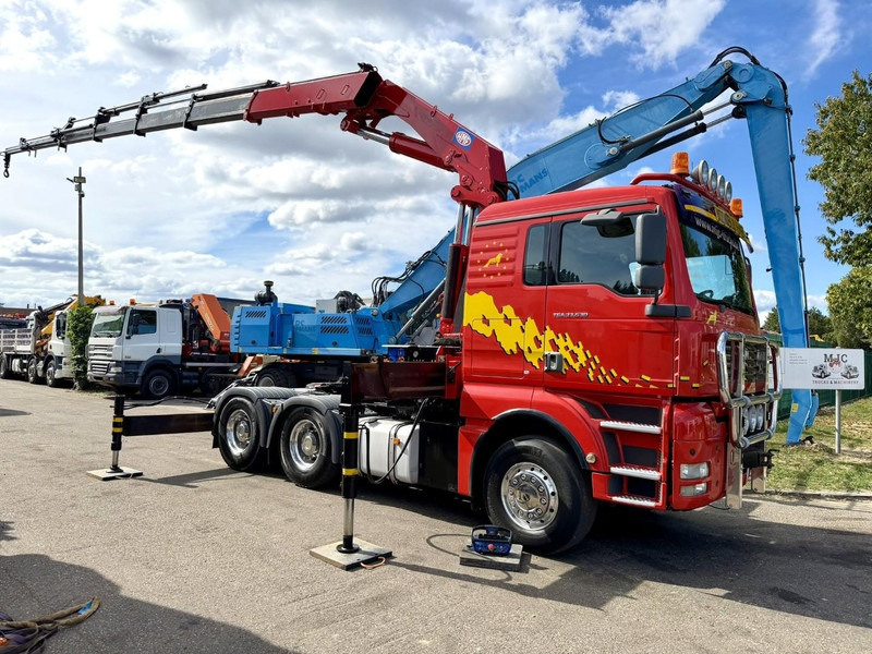 MAN TGA 33.530 6x4 - 90T ZSM + KRAN HMF 3720 K6 (17.3m) - RETARDER - MANUAL ZF - EURO 3 - 590.000km - ALCOA -  BIG AXLES HUB REDUCTION - BE TRUCK - TOP CONDITION - Xe đầu kéo: hình 2 MAN TGA 33.530 6x4 - 90T ZSM + KRAN HMF 3720 K6 (17.3m) - RETARDER - MANUAL ZF - EURO 3 - 590.000km - ALCOA -  BIG AXLES HUB REDUCTION - BE TRUCK - TOP CONDITION - Xe đầu kéo: hình 2