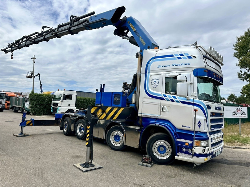 Scania R500 8x2 ZSM + KRAN 100Tm! PALFINGER PK100002 G 8x + 1 ME - RETARDER - ALCOA DURA BRIGHT - LIFT + STEERING - 5/6 HYDR F - TÜV 05/2026 - TOP CONDITION - Xe đầu kéo: hình 2 Scania R500 8x2 ZSM + KRAN 100Tm! PALFINGER PK100002 G 8x + 1 ME - RETARDER - ALCOA DURA BRIGHT - LIFT + STEERING - 5/6 HYDR F - TÜV 05/2026 - TOP CONDITION - Xe đầu kéo: hình 2