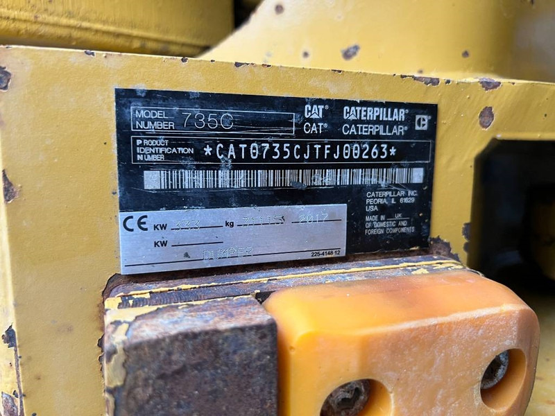 Xe ben đổ có khớp nối Cat 735C: hình 7