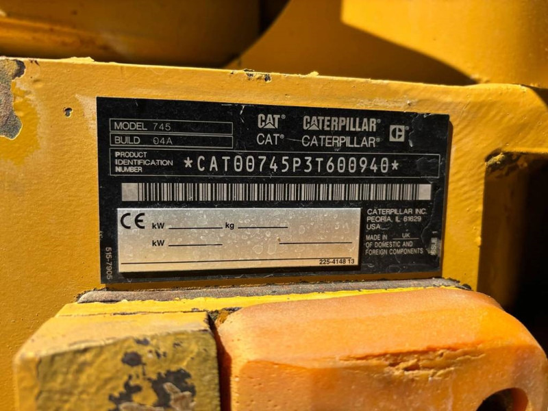 Cat 745 04A - Xe ben đổ có khớp nối: hình 4 Cat 745 04A - Xe ben đổ có khớp nối: hình 4