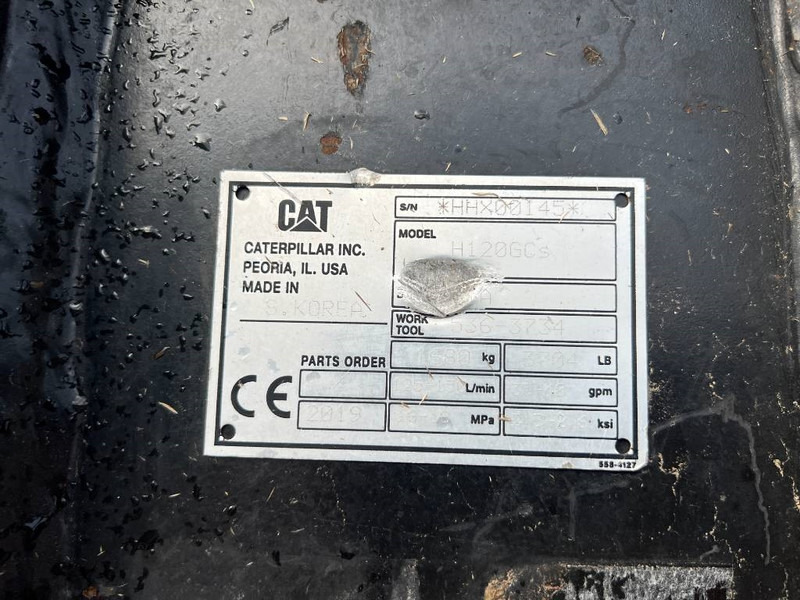 Cat H120 GCS - CW40S - Búa thủy lực cho Máy móc xây dựng: hình 3 Cat H120 GCS - CW40S - Búa thủy lực cho Máy móc xây dựng: hình 3