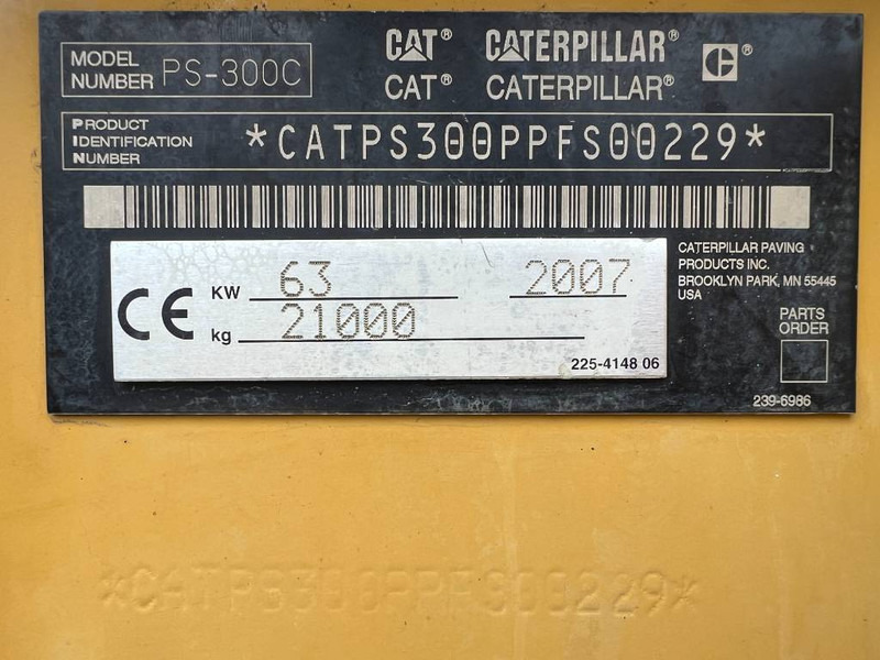 Cat PS300C - Máy lăn khí nén: hình 5 Cat PS300C - Máy lăn khí nén: hình 5