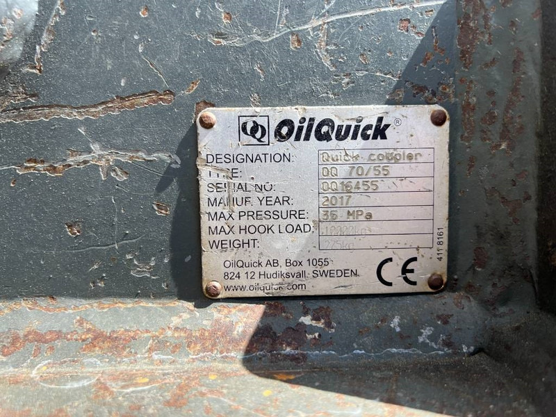OilQuick OQ70/55 - EC210 / EC220 - Bộ ghép nhanh cho Máy móc xây dựng: hình 5 OilQuick OQ70/55 - EC210 / EC220 - Bộ ghép nhanh cho Máy móc xây dựng: hình 5