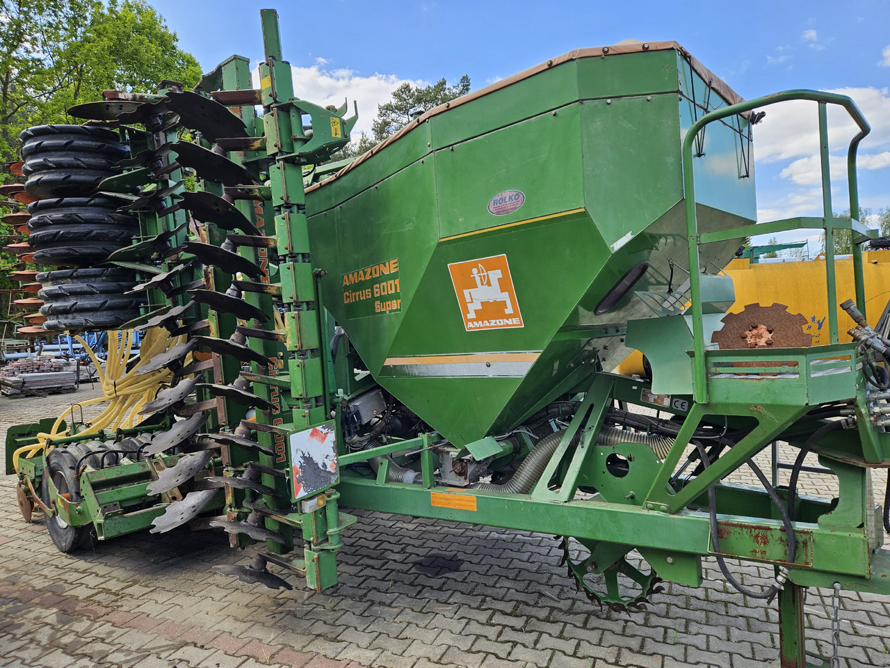 Amazone Cirrus 6001 Super - Máy gieo hạt liên hợp: hình 2 Amazone Cirrus 6001 Super - Máy gieo hạt liên hợp: hình 2