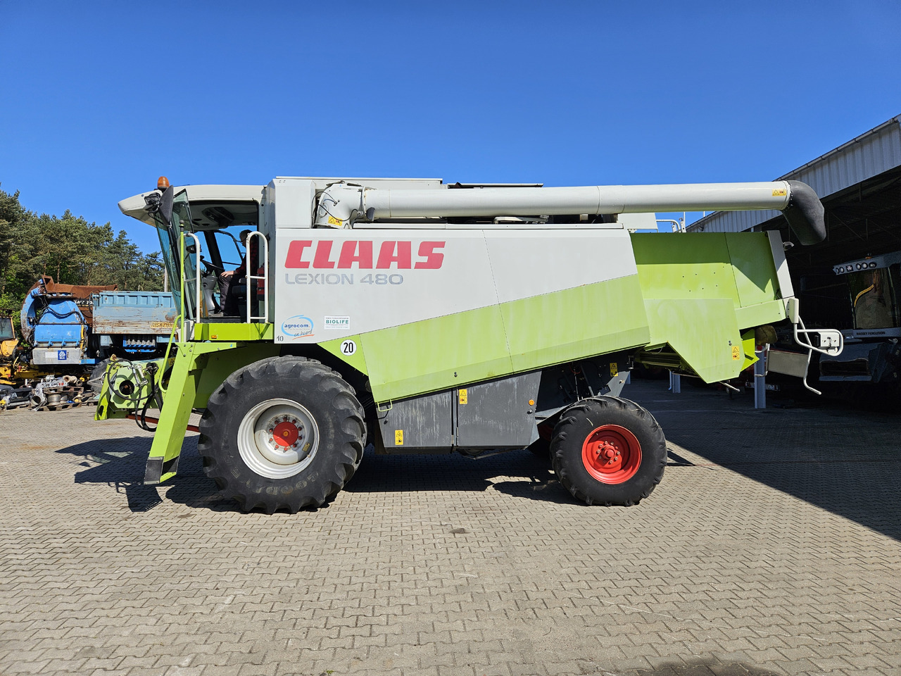 Claas Lexion 480 - Máy gặt đập: hình 1 Claas Lexion 480 - Máy gặt đập: hình 1
