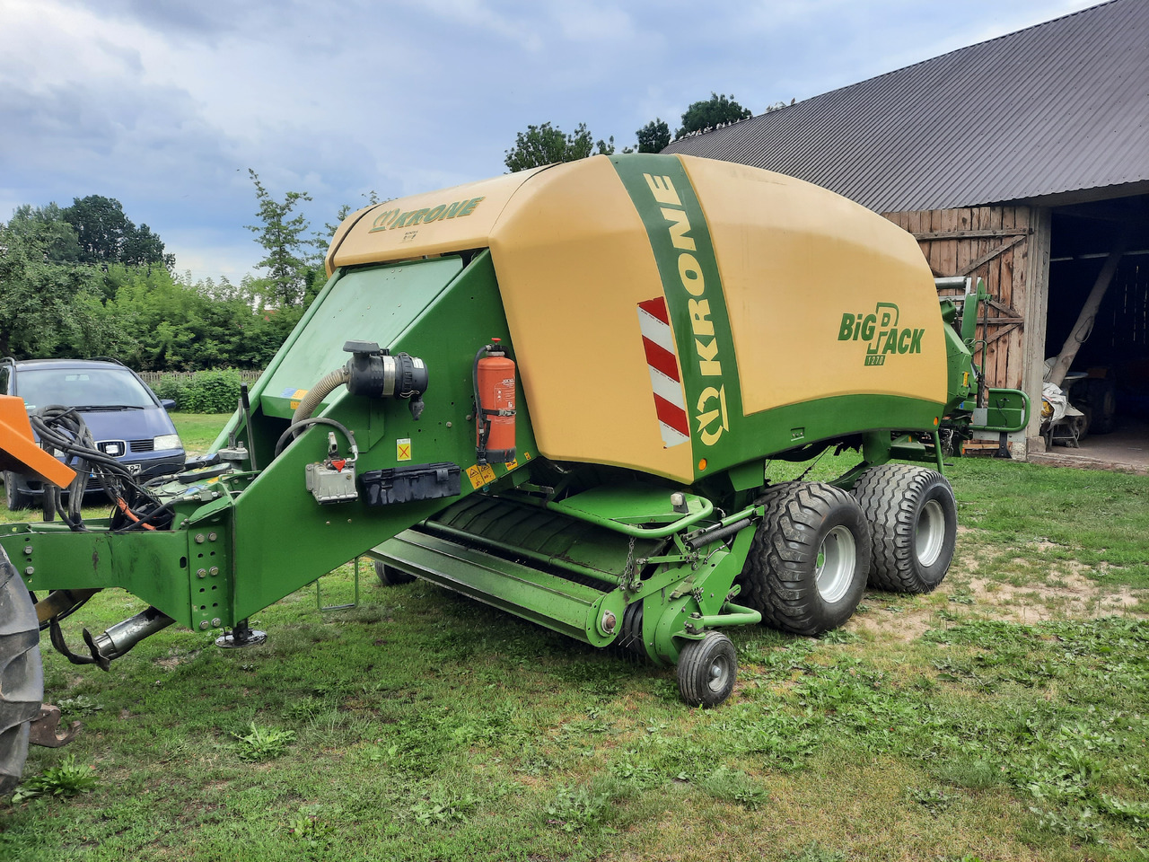 Máy đóng kiện vuông KRONE Big Pack 1270: hình 1