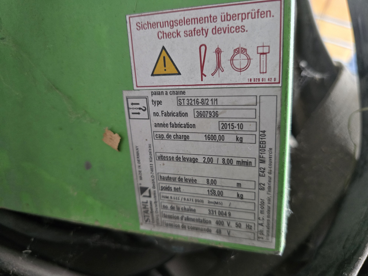 STAHL ST32 - Tay quay: hình 4 STAHL ST32 - Tay quay: hình 4