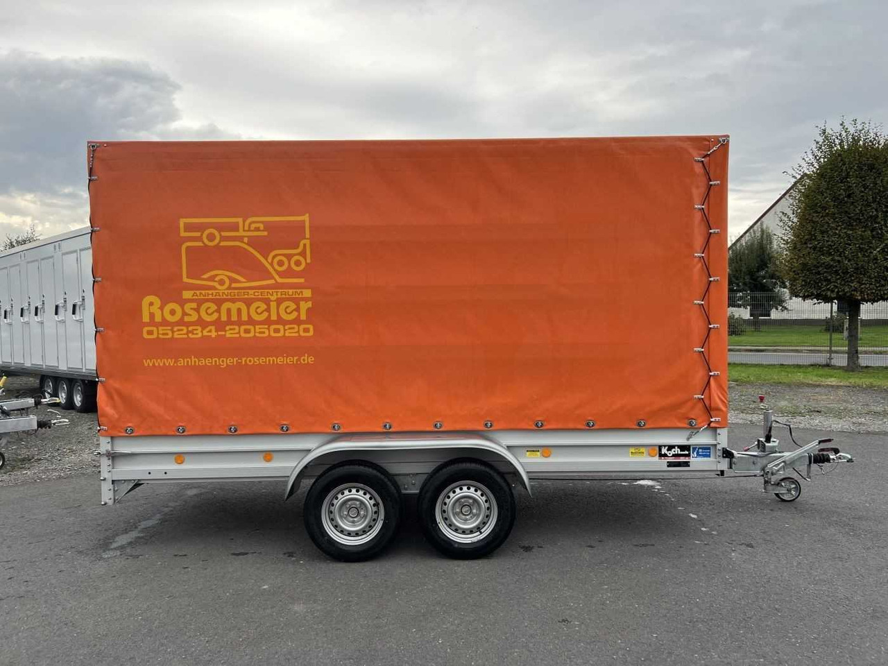 KOCH 150.400.26 Plane Kastenanhänger gebremst - Rơ moóc mui bạt: hình 1 KOCH 150.400.26 Plane Kastenanhänger gebremst - Rơ moóc mui bạt: hình 1