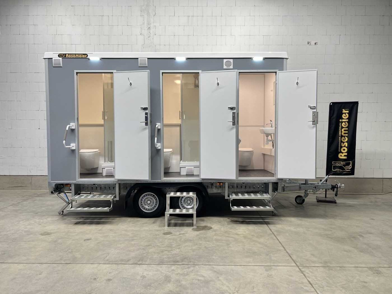 ROSEMEIER EW TA-NO Dusch + WC Kombi 4 Toilettenanhänger - Container xây dựng, Rơ moóc: hình 1 ROSEMEIER EW TA-NO Dusch + WC Kombi 4 Toilettenanhänger - Container xây dựng, Rơ moóc: hình 1