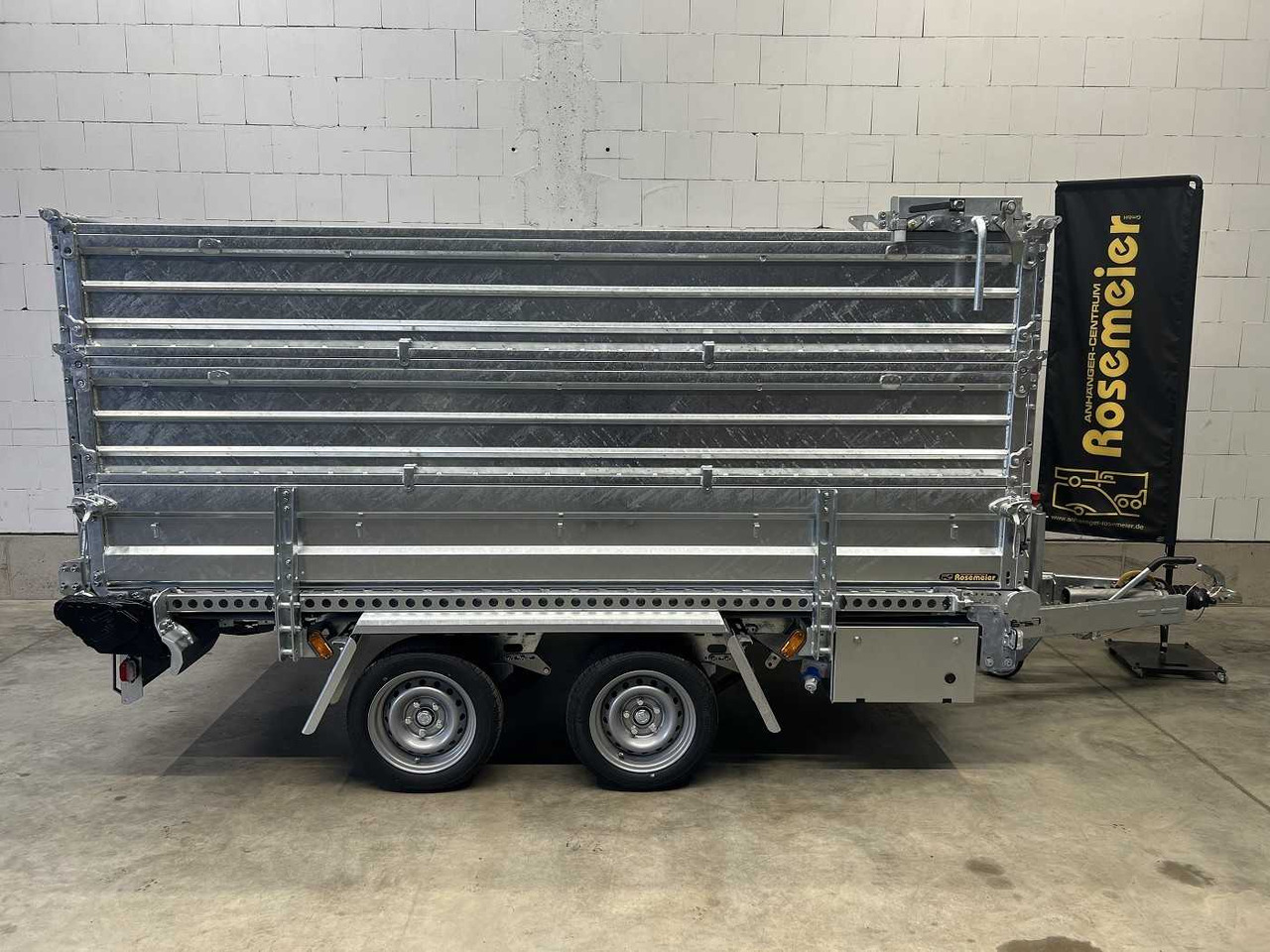 ROSEMEIER G GA 3500 mit Trennwand Abrollanhänger - Rơ moóc thùng chứa: hình 2 ROSEMEIER G GA 3500 mit Trennwand Abrollanhänger - Rơ moóc thùng chứa: hình 2