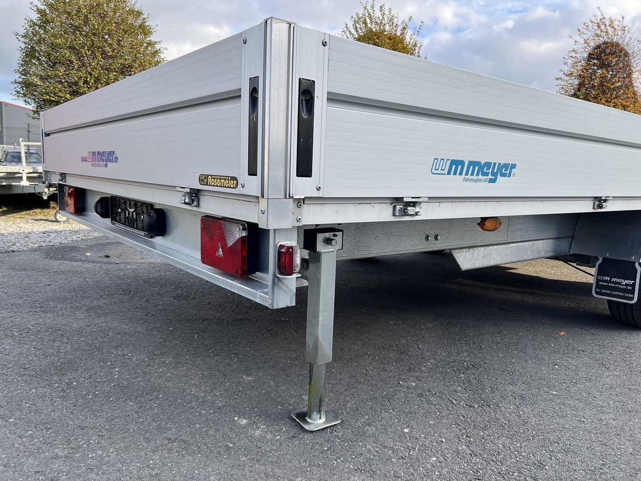 Rơ moóc thùng lửng/ Phẳng WM MEYER HLC 3560/244 Ti Hochlader: hình 17