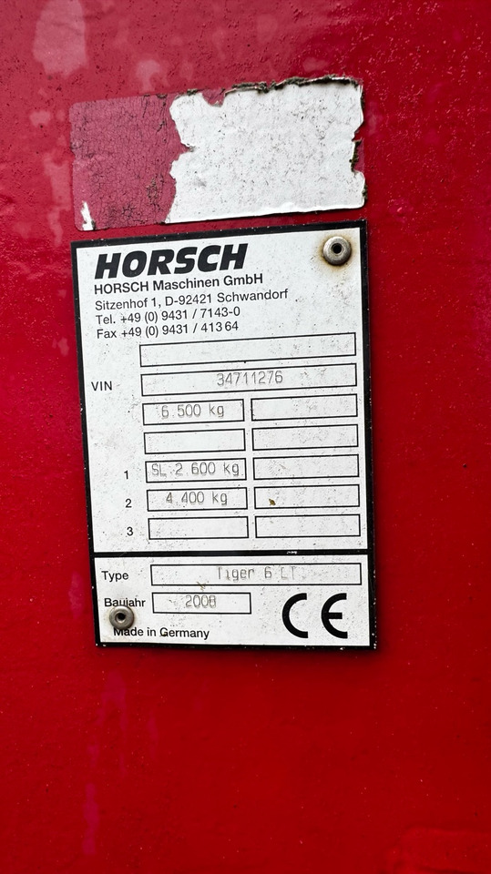 Horsch Tiger 6 LT in top Zustand - Máy trồng trọt: hình 2 Horsch Tiger 6 LT in top Zustand - Máy trồng trọt: hình 2