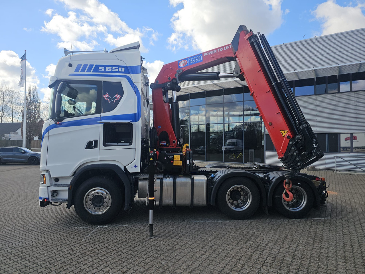 Scania S650 6x2 32 T-mtr. kran - Xe đầu kéo: hình 2 Scania S650 6x2 32 T-mtr. kran - Xe đầu kéo: hình 2