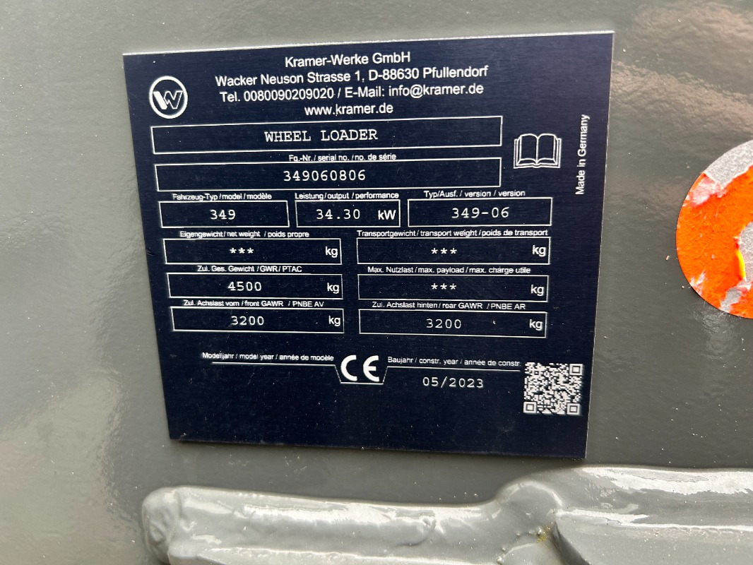 Máy xúc lật bánh lốp mới Kramer KL 18.5: hình 8