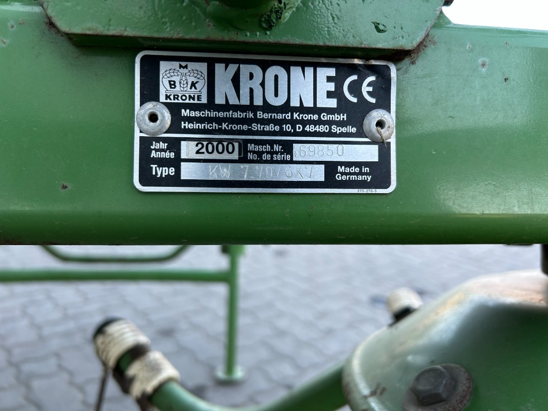 Krone KW 7.70 / 6x7 - Dàn trải/ Cào: hình 2 Krone KW 7.70 / 6x7 - Dàn trải/ Cào: hình 2
