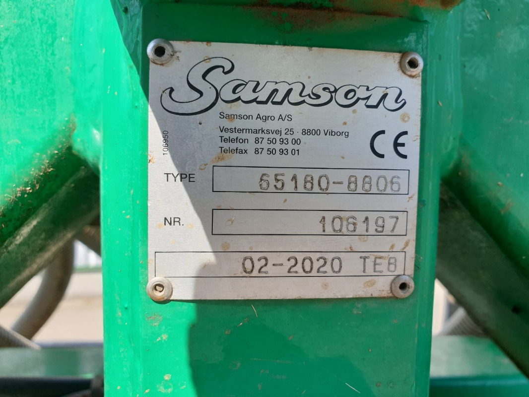 Samson TE 8 - Trang thiết bị bón phân: hình 2 Samson TE 8 - Trang thiết bị bón phân: hình 2