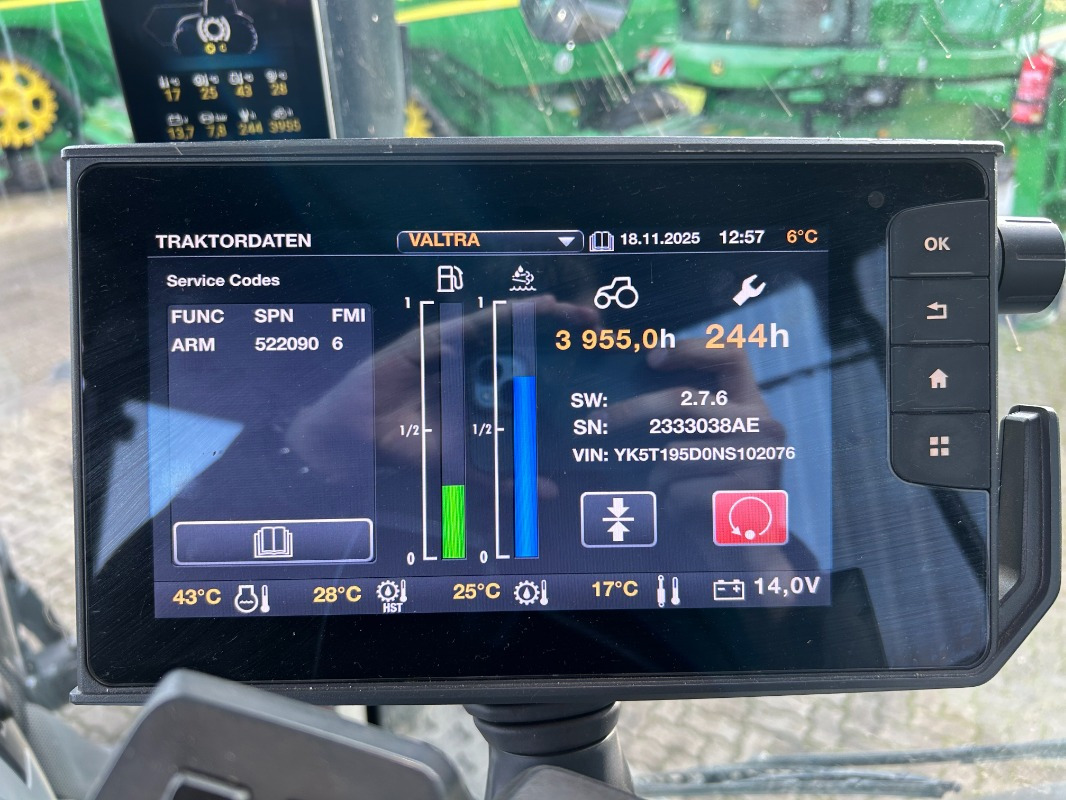 Máy cày Valtra T195: hình 11