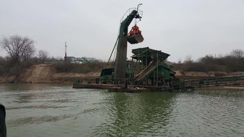 Auslegerschwimmbagger Rohr Vollautomatisch - Máy cạp lưỡng cư: hình 1 Auslegerschwimmbagger Rohr Vollautomatisch - Máy cạp lưỡng cư: hình 1
