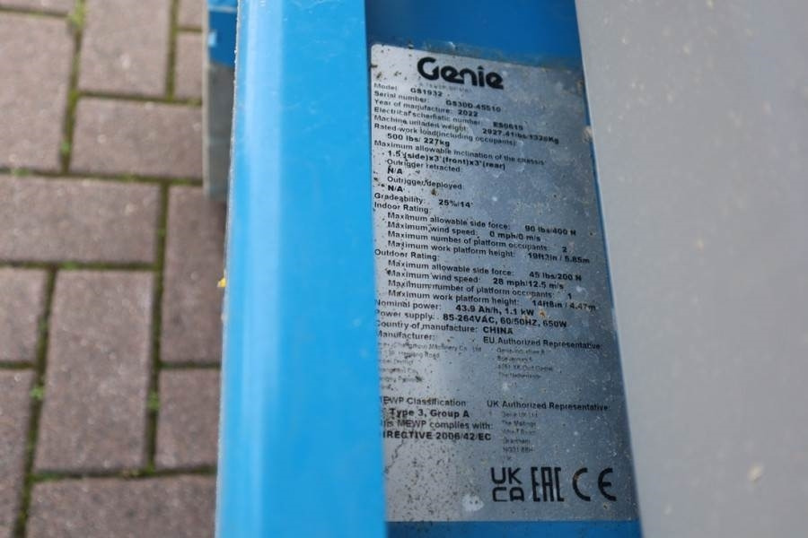 Máy nâng người hình kéo Genie GS1932 E-Drive New And Available Directly From Sto: hình 7 Máy nâng người hình kéo Genie GS1932 E-Drive New And Available Directly From Sto: hình 7
