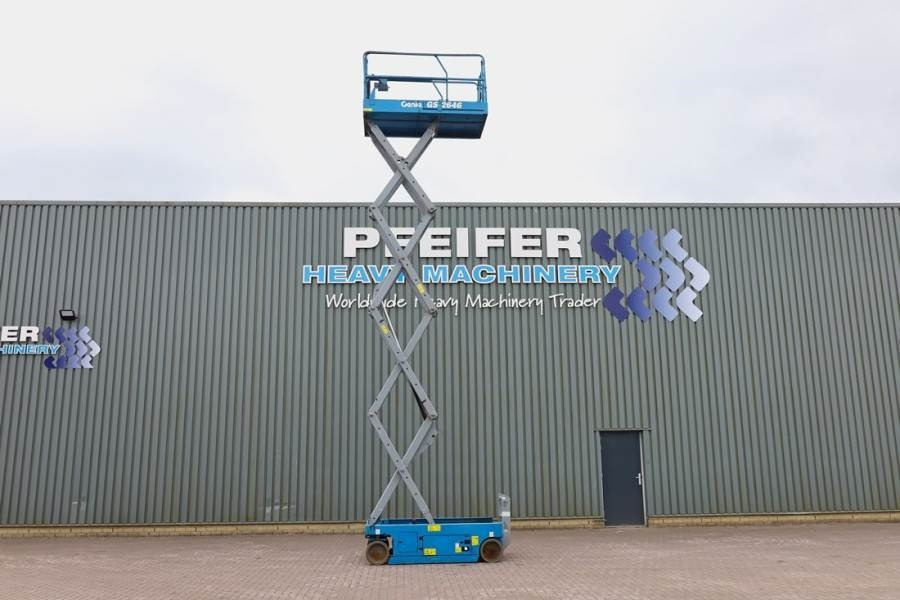 Genie GS2646 Electric, Working Height 9.80m, Capacity 45 - Máy nâng người hình kéo: hình 3 Genie GS2646 Electric, Working Height 9.80m, Capacity 45 - Máy nâng người hình kéo: hình 3