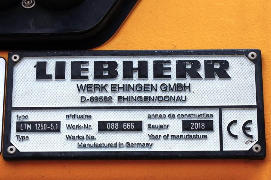 Cần cẩu mọi địa hình Liebherr LTM1250-5.1 Dutch Registration, Paragraph 70, 10x6: hình 8