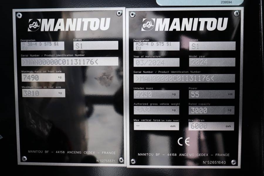 Manitou M30-4 Valid inspection, *Guarantee! Diesel, 4x4 D - Xe nâng địa hình gồ ghề: hình 4 Manitou M30-4 Valid inspection, *Guarantee! Diesel, 4x4 D - Xe nâng địa hình gồ ghề: hình 4