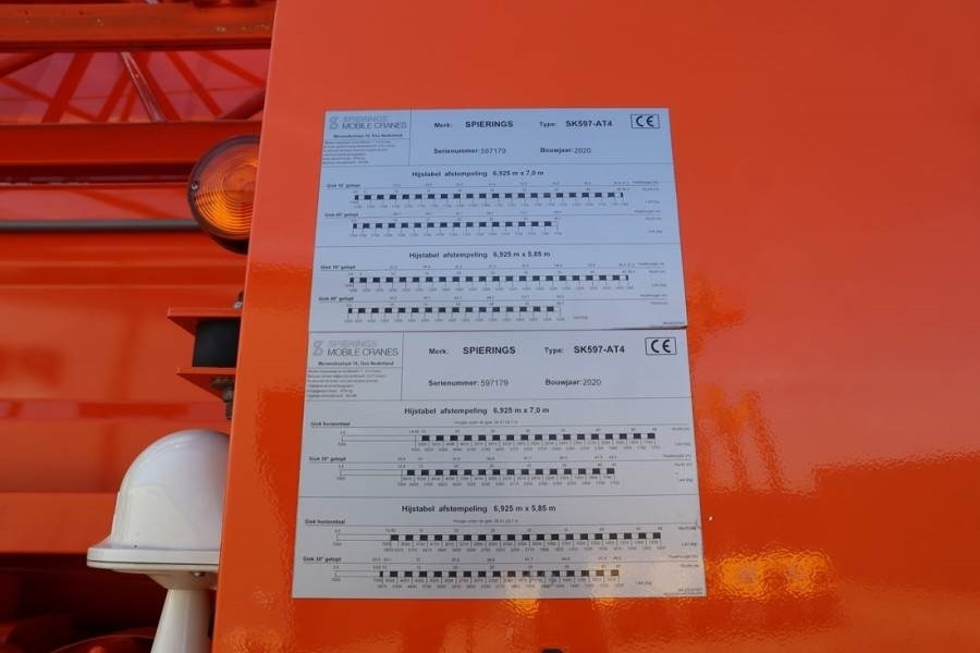 Cần cẩu tháp Spierings SK597-AT4 Dutch Vehicle Registration, Valid Aboma: hình 6