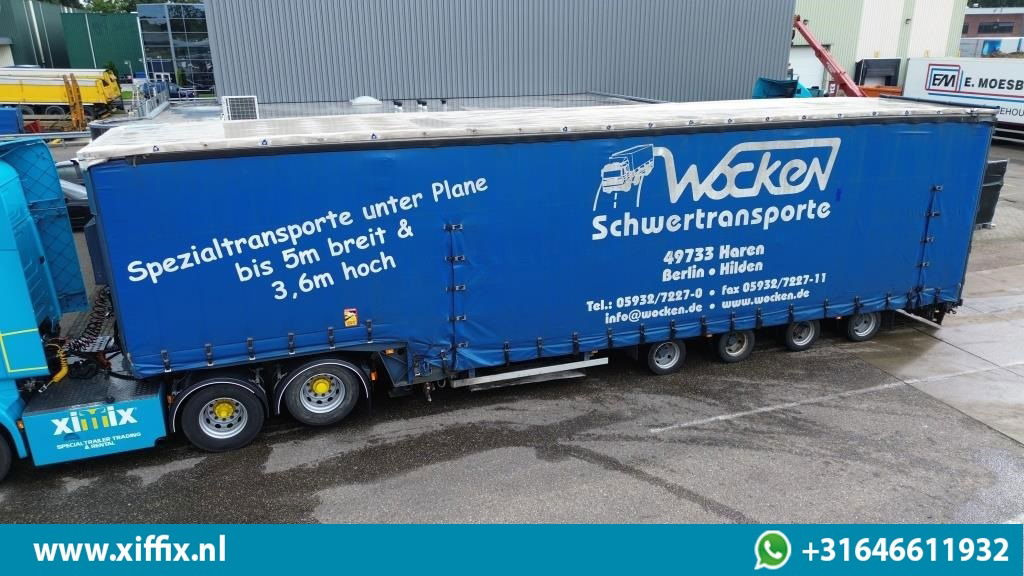 Dinkel 4-ass. Semi dieplader met elektrische huifopbouw / 2x naloop gestuurd - Sơ mi rơ moóc thùng thấp: hình 1 Dinkel 4-ass. Semi dieplader met elektrische huifopbouw / 2x naloop gestuurd - Sơ mi rơ moóc thùng thấp: hình 1