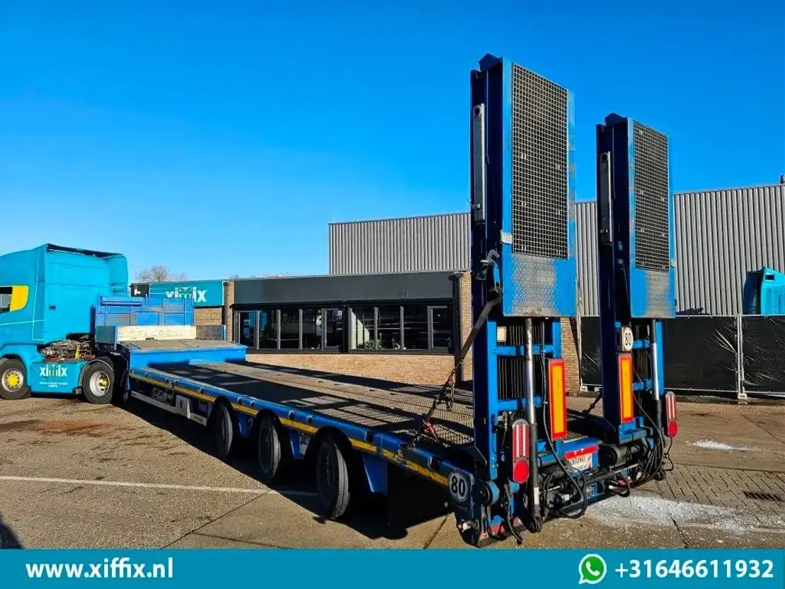 Faymonville 3-ass. Semi dieplader met dubbele hydr. Kleppen en hydr. Verstelbare - Sơ mi rơ moóc thùng thấp: hình 3 Faymonville 3-ass. Semi dieplader met dubbele hydr. Kleppen en hydr. Verstelbare - Sơ mi rơ moóc thùng thấp: hình 3